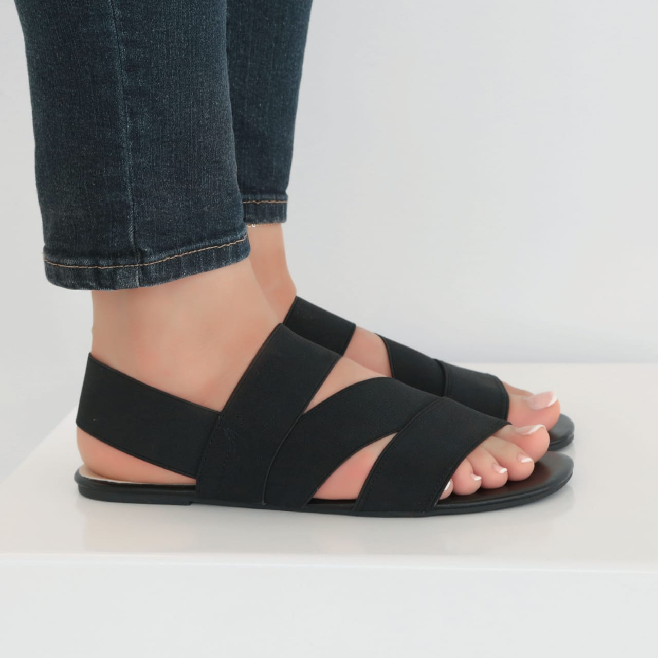 multicolor sandals flat